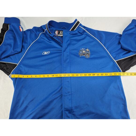 Vintage Reebok Orlando Magic 90s Warm-Up Jacket XL Blue - Picture 15 of 16
